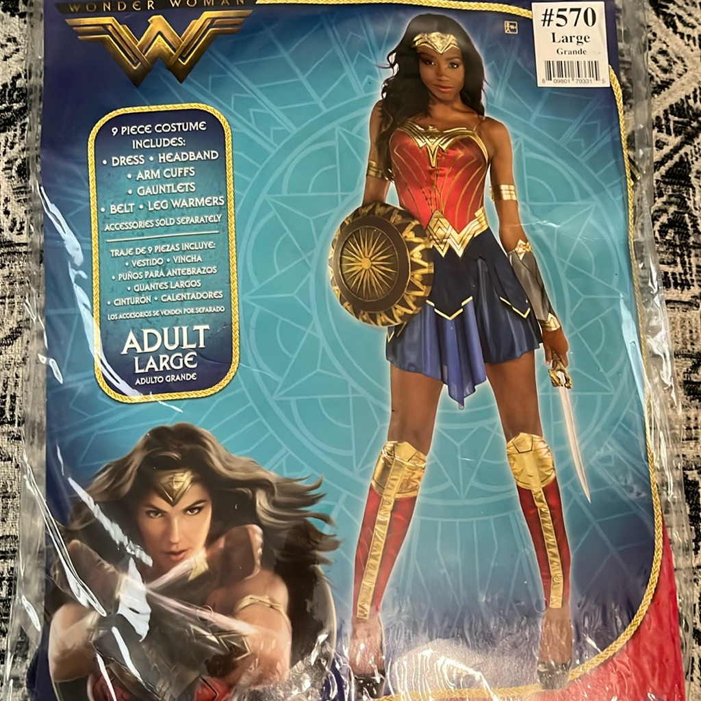 Party City Dresses | Wonder Woman Costume | Color: Blue/Red | Size: L | D_Santana101's Closet Party City Dresses | Wonder Woman Costume | Color: Blue/Red | Size: L | D_Santana101's Closet